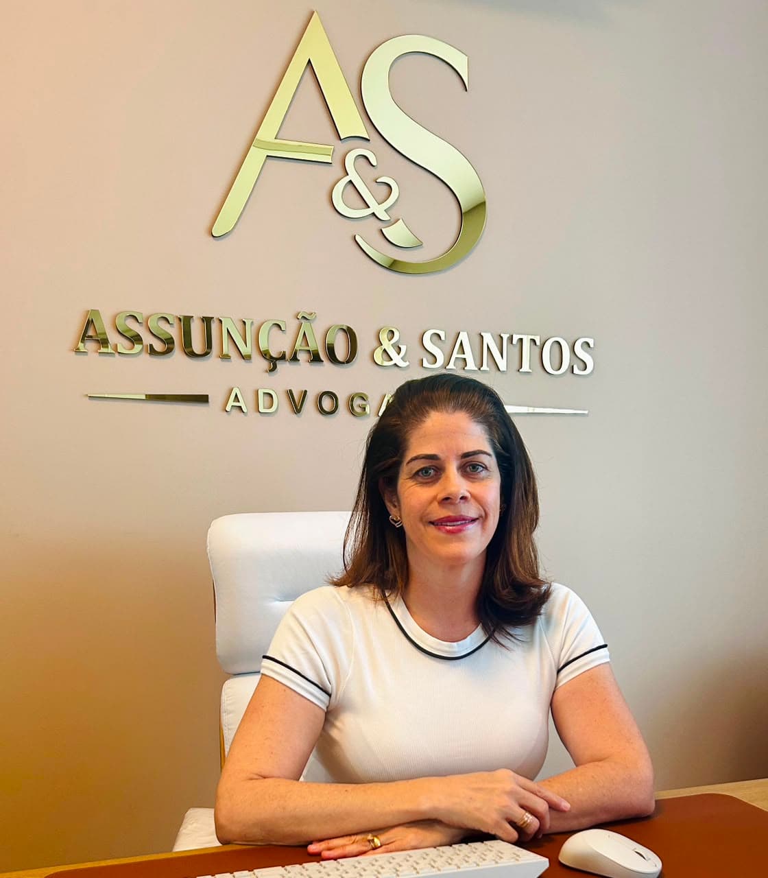 Dra. Fernanda Assunção, advogada previdenciária e sócia-fundadora do Assunção & Santos Advogados, na Mooca, São Paulo